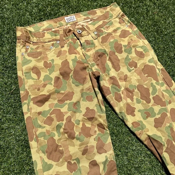 VTG 2012 Fall Weird Guy Naked & Famous Camo Pants - Picture 6 of 8